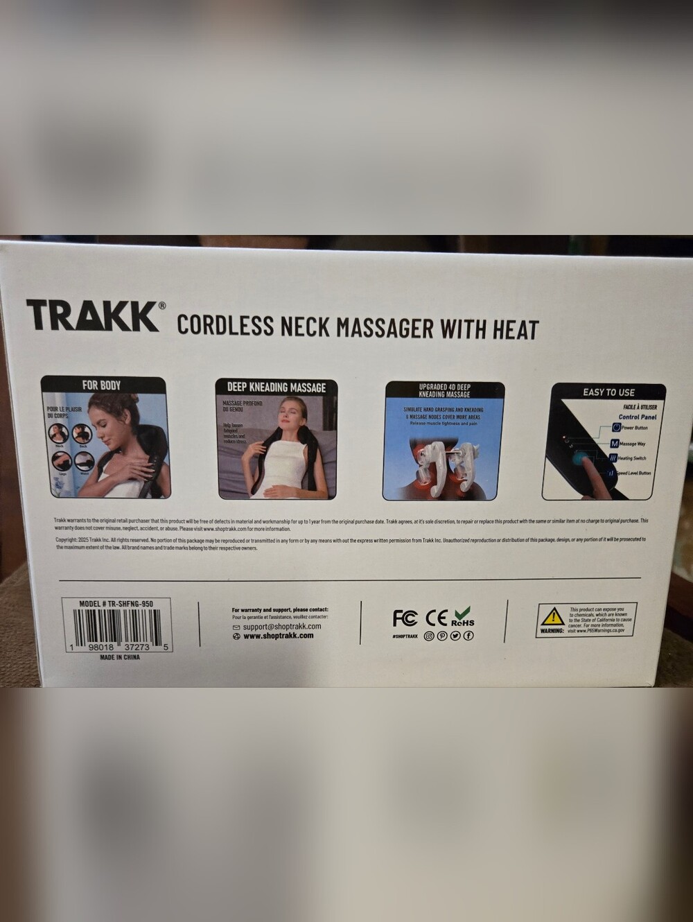 Trakk Cordless Neck And Shoulder Massager - Picture 2 of 8